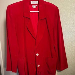 EUC Talbots Size 2 Red Blazer